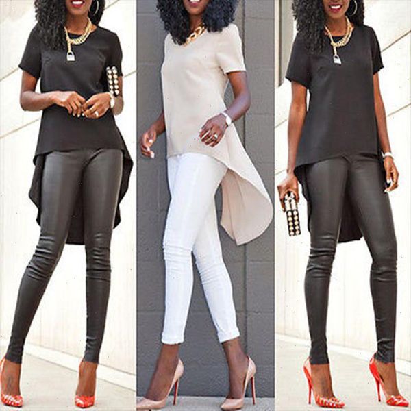 new fashion women ladies loose chiffon short sleeve shirt casual irregular solid color summer blouse size, White
new fashion women ladies loose chiffon short sleeve shirt casual irregular solid color summer blouse size, White