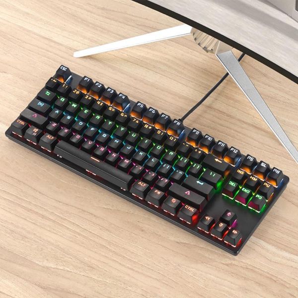 home office for pc universal ergonomic mechanical keyboard portable dust proof with backlight plug and play green shaft abs1
home office for pc universal ergonomic mechanical keyboard portable dust proof with backlight plug and play green shaft abs1