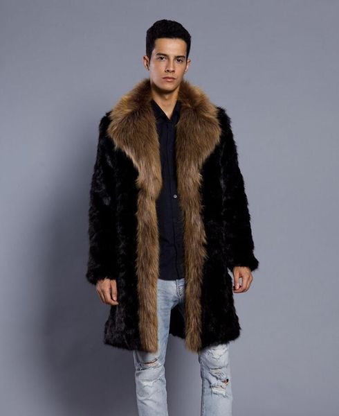men's fur & faux mink leather jacket mens winter autumn thicken warm coat men long sleeve jackets jaqueta de couro fashion, Black
men's fur & faux mink leather jacket mens winter autumn thicken warm coat men long sleeve jackets jaqueta de couro fashion, Black