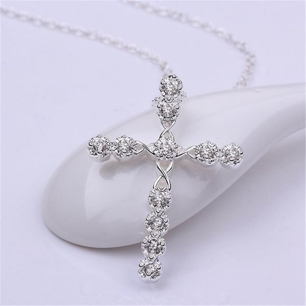 sell new style silver color cz women lady noble crystal necklace fashion jewelry classic cross gift h sqcstd
sell new style silver color cz women lady noble crystal necklace fashion jewelry classic cross gift h sqcstd