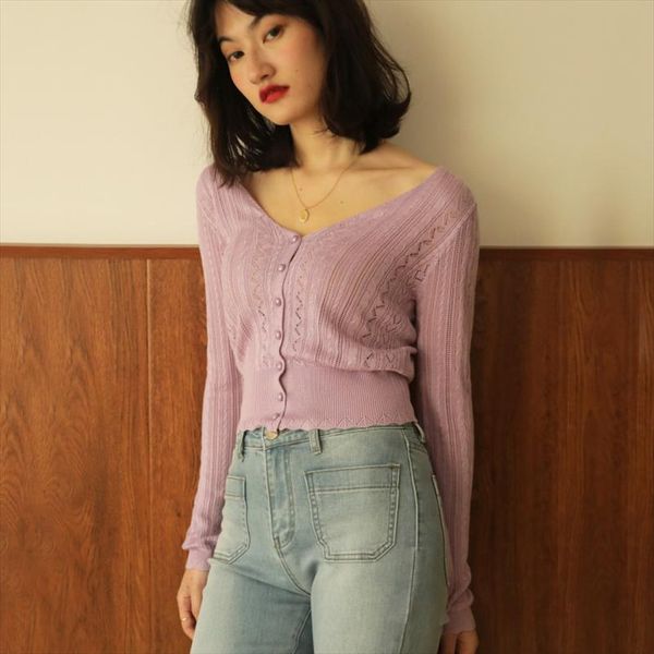 women sweater women v neck pointelle knit cardigan with width trimming knit drop shipping high quality, White;black
women sweater women v neck pointelle knit cardigan with width trimming knit drop shipping high quality, White;black