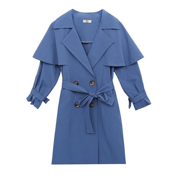 2021 new windbreaker jacket ladies fashion jacket mid-long suit collar matching belt large size casual washed cotton a879, Tan;black
2021 new windbreaker jacket ladies fashion jacket mid-long suit collar matching belt large size casual washed cotton a879, Tan;black