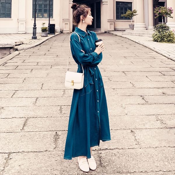temperament goddess skirtdress women's dress model 2020 new spring and autumn long sleeve shirt long skirt with waistline showing thin, Black;gray
temperament goddess skirtdress women's dress model 2020 new spring and autumn long sleeve shirt long skirt with waistline showing thin, Black;gray