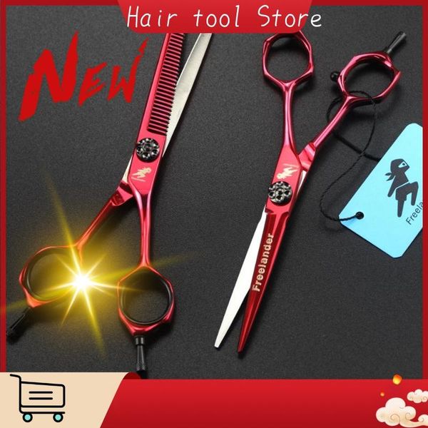 hair scissors 6inch salon professional hairdressing red personality flat cut teeth shear thinning japan440c
hair scissors 6inch salon professional hairdressing red personality flat cut teeth shear thinning japan440c