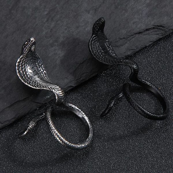 snake rings retro opening adjustable woman men rings punk hip hop stainless steel party rings jewelry accessories, Silver
snake rings retro opening adjustable woman men rings punk hip hop stainless steel party rings jewelry accessories, Silver