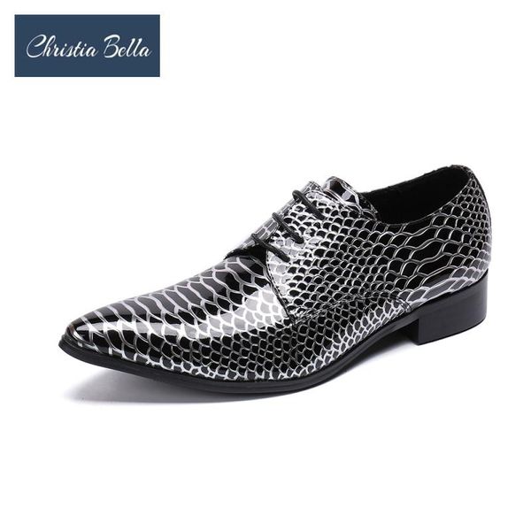 christia bella business snake skin men oxfords shoes large size real leather pointed toe man shoes handmade lace up new, Black
christia bella business snake skin men oxfords shoes large size real leather pointed toe man shoes handmade lace up new, Black