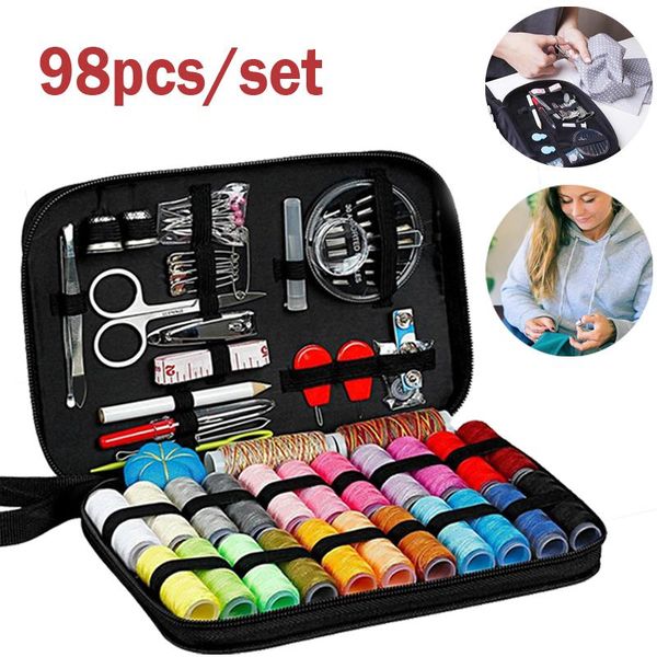 sewing notions & tools 98pcs kits diy multi-function box set for hand quilting needle thread stitching embroidery accessories, Black
sewing notions & tools 98pcs kits diy multi-function box set for hand quilting needle thread stitching embroidery accessories, Black