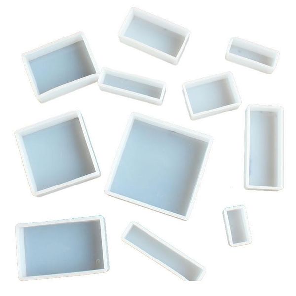 11 style rectangular transparent sile mould for diy sile molds epoxy resin molds for jllfcj, Black
11 style rectangular transparent sile mould for diy sile molds epoxy resin molds for jllfcj, Black