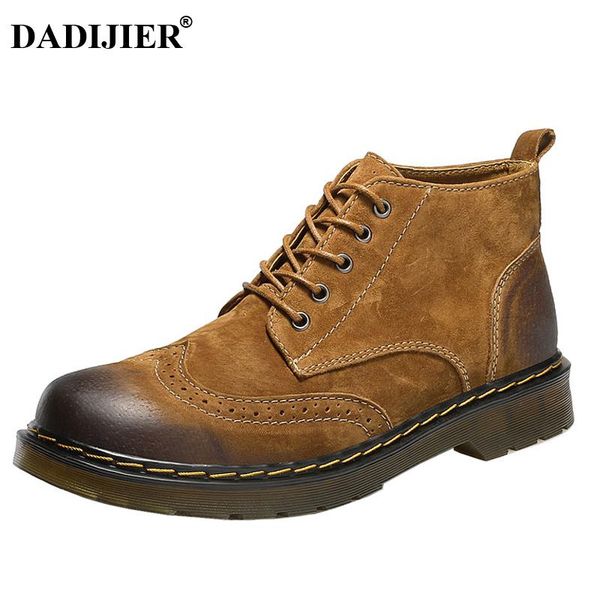 dadijier 2020 men boots men fashion spring/autumn footwear pig suede leather mens shoes lace up casual new ankl short boot jh110, Black
dadijier 2020 men boots men fashion spring/autumn footwear pig suede leather mens shoes lace up casual new ankl short boot jh110, Black