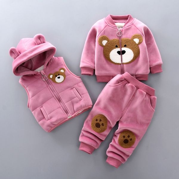 baby boy girl christmas winter warm jacket + sweatshirt + pants 3 piece baby sports fashion set toddler cartoon costume lj201223, White
baby boy girl christmas winter warm jacket + sweatshirt + pants 3 piece baby sports fashion set toddler cartoon costume lj201223, White