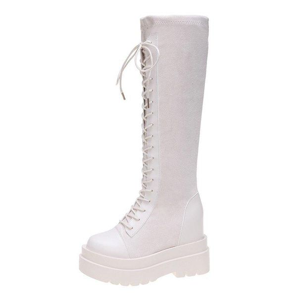 престижное новая осень женщины длинные кожаные сапоги зимняя мода женщина колено высокие сапоги женские толстые sole платформа 10.5cm, Black
престижное новая осень женщины длинные кожаные сапоги зимняя мода женщина колено высокие сапоги женские толстые sole платформа 10.5cm, Black