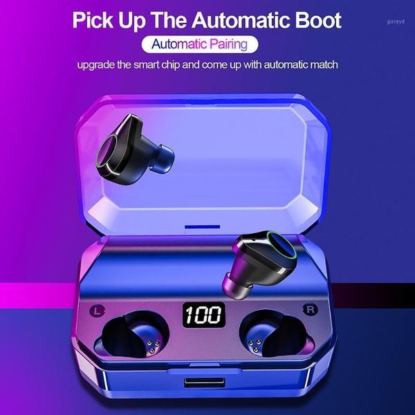 tws t9 bluetooth v5.0 headset ipx7 wireless earphones with 7000mah charging box automatic boot pairing back ipx7 waterproof1
tws t9 bluetooth v5.0 headset ipx7 wireless earphones with 7000mah charging box automatic boot pairing back ipx7 waterproof1