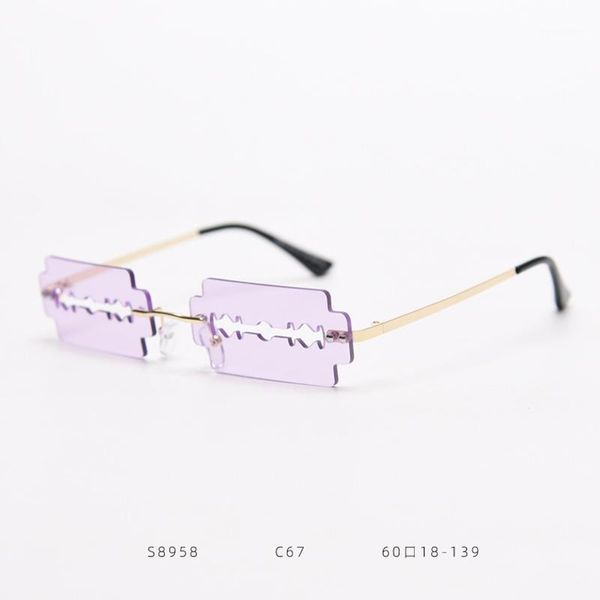 2020 new fashion vintage rimless blade sunglasses women men design unique hollow steampunk metal sun glasses uv4001, White;black
2020 new fashion vintage rimless blade sunglasses women men design unique hollow steampunk metal sun glasses uv4001, White;black