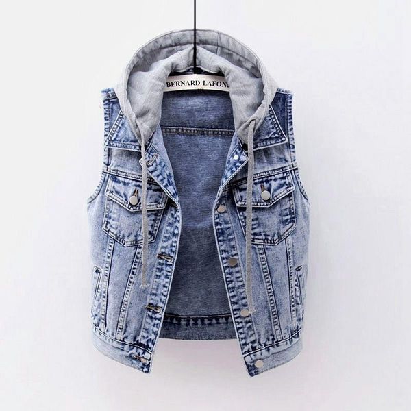 summer fashion plus size 5xl removable hooded denim vest women waistcoat sleeveless jacket coat casual short jeans vests female1, Black;white
summer fashion plus size 5xl removable hooded denim vest women waistcoat sleeveless jacket coat casual short jeans vests female1, Black;white