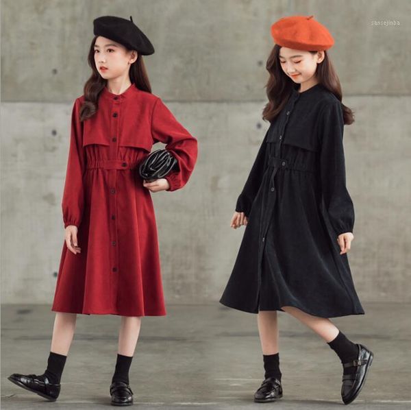 girls christmas dress autumn winter teenage girl black red slim-fit corduroy long dress children dresses for girl kids clothing1, Red;yellow
girls christmas dress autumn winter teenage girl black red slim-fit corduroy long dress children dresses for girl kids clothing1, Red;yellow