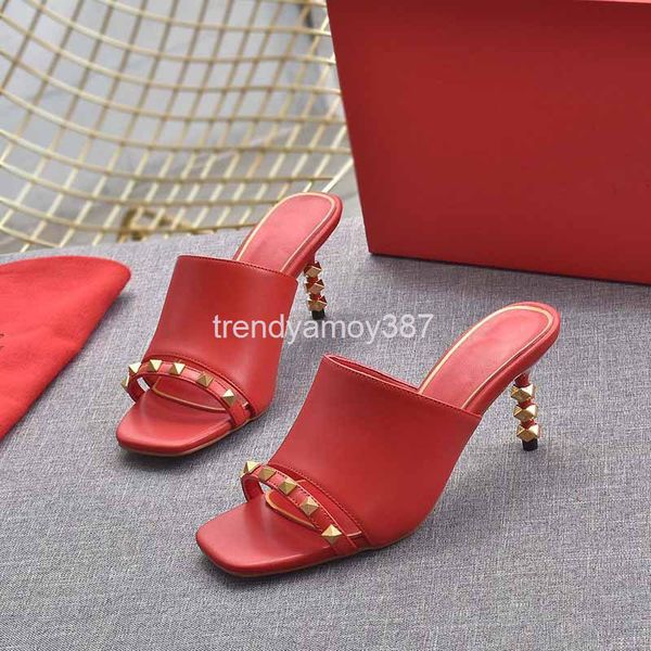 slippers thin heel square toe open sandals with outside and air behind pure color high heels for women in summer, Black
slippers thin heel square toe open sandals with outside and air behind pure color high heels for women in summer, Black