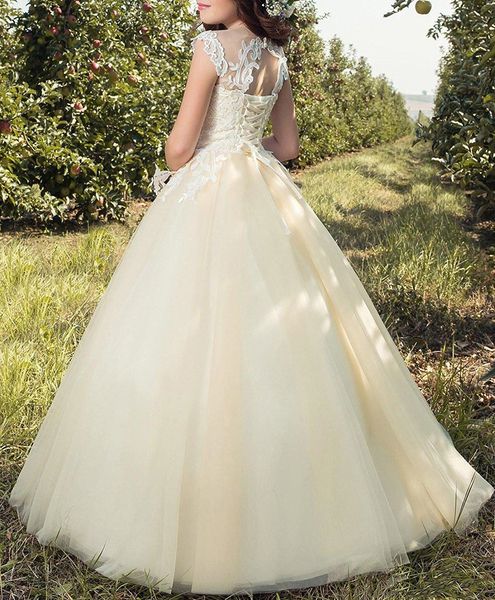 new flower girl dresses kids first communion dress ball gown lace pageant gowns, White;blue
new flower girl dresses kids first communion dress ball gown lace pageant gowns, White;blue