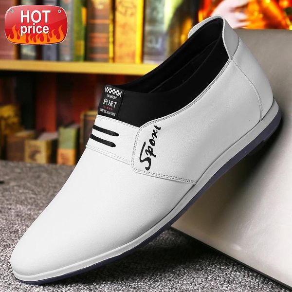 spring summer new men's shoes fashion casual leather shoes slip-on invisible heightening men loafers zapatos de hombre #ck2z 
spring summer new men's shoes fashion casual leather shoes slip-on invisible heightening men loafers zapatos de hombre #ck2z