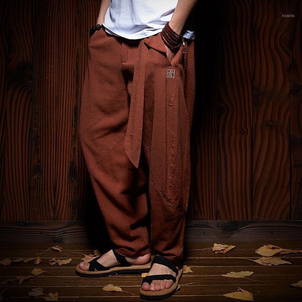 summer long trousers chinese linen long for men chinese style harem pants casual bloomers pants1, Black
summer long trousers chinese linen long for men chinese style harem pants casual bloomers pants1, Black