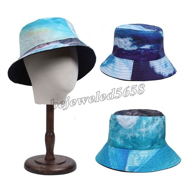 graffiti ink painting bucket hat for men women outdoor outing fisherman's hat korean couple tie-dye double-sided sun hat, Blue;gray
graffiti ink painting bucket hat for men women outdoor outing fisherman's hat korean couple tie-dye double-sided sun hat, Blue;gray