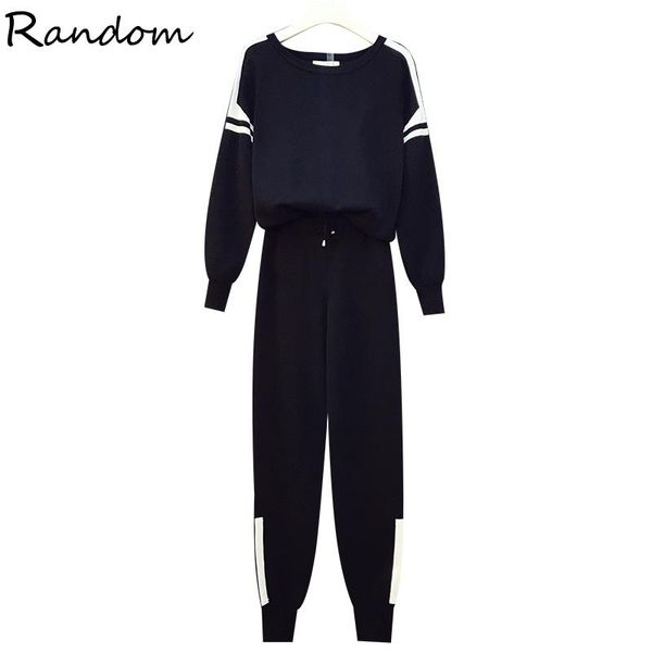 plus size casual women black white striped knitted 2 piece set solid hit color sweater and pant trousers tracksuit matching, Gray
plus size casual women black white striped knitted 2 piece set solid hit color sweater and pant trousers tracksuit matching, Gray