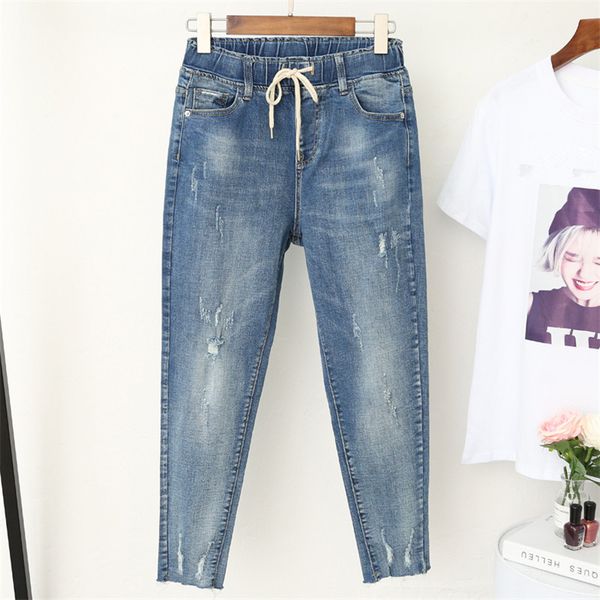 5xl plus size boyfriend jeans for women casual vintage high waist jeans denim harem pants elastic waist denim jeans femme q365 1017, Blue
5xl plus size boyfriend jeans for women casual vintage high waist jeans denim harem pants elastic waist denim jeans femme q365 1017, Blue