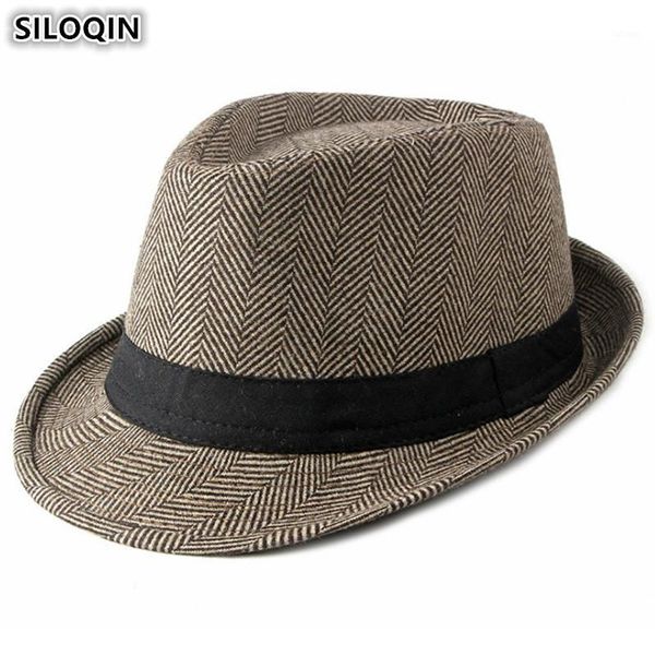 siloqin middle-aged men's gentleman british fedoras hats new autumn winter elegant women's jazz hat brands dad's caps couple, Blue;gray
siloqin middle-aged men's gentleman british fedoras hats new autumn winter elegant women's jazz hat brands dad's caps couple, Blue;gray