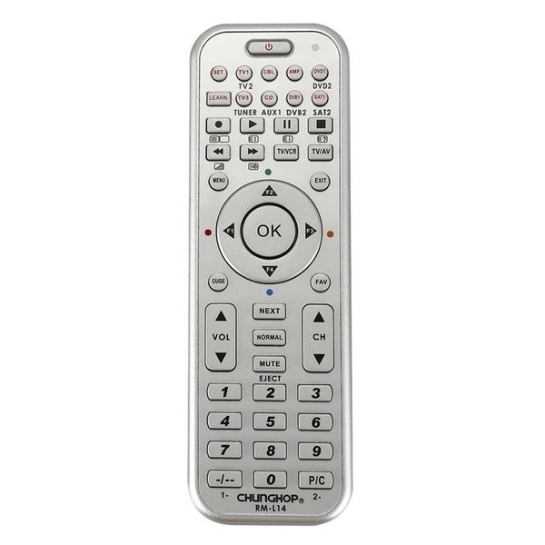chunghop 14in1 universal smart remote control with learn function for tv cbl dvd sat dvb
chunghop 14in1 universal smart remote control with learn function for tv cbl dvd sat dvb