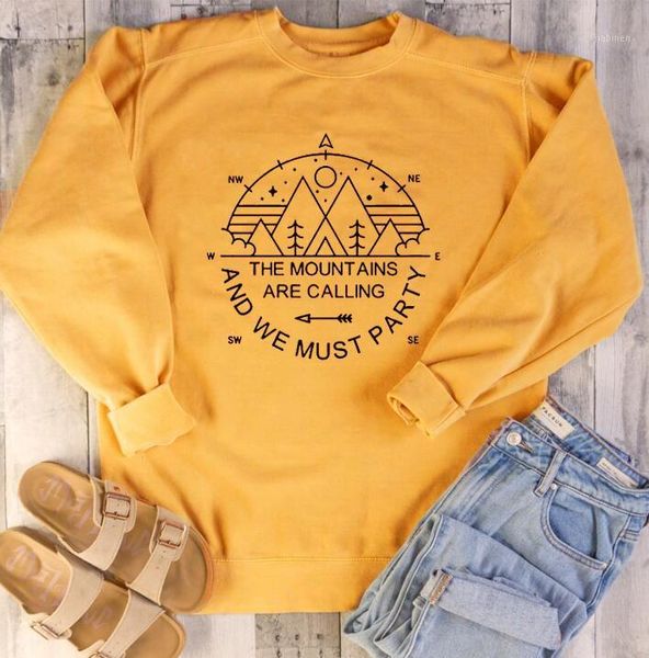 the mountains are calling and we must party pullover sweatshirt hoodies crewneck long sleeve camping shirt fashion jumpers m2651, Black
the mountains are calling and we must party pullover sweatshirt hoodies crewneck long sleeve camping shirt fashion jumpers m2651, Black