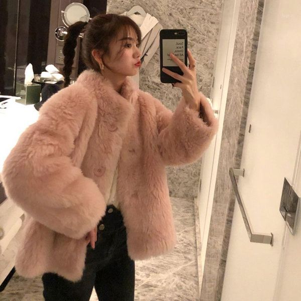 2020 winter new all-wool sheep shearing coat women's fur coat fur short loose stand-up collar ladies all-match1, Black
2020 winter new all-wool sheep shearing coat women's fur coat fur short loose stand-up collar ladies all-match1, Black