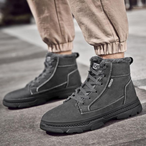 mens boots plush warm winter boots british trend men's retro tide tooling shoes fashion fur men's snow shoes work1, Black
mens boots plush warm winter boots british trend men's retro tide tooling shoes fashion fur men's snow shoes work1, Black