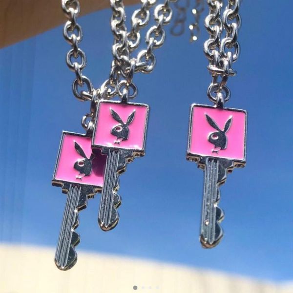 new harajuku playboy head stainless steel letter necklace pendant accesorios mujerfriends necklace, Silver
new harajuku playboy head stainless steel letter necklace pendant accesorios mujerfriends necklace, Silver