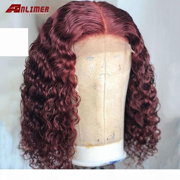 anlimer brazilian curly bob wig burgundy human hair lace front wigs short 99j wig 13x4 lace glueless for women, Black
anlimer brazilian curly bob wig burgundy human hair lace front wigs short 99j wig 13x4 lace glueless for women, Black