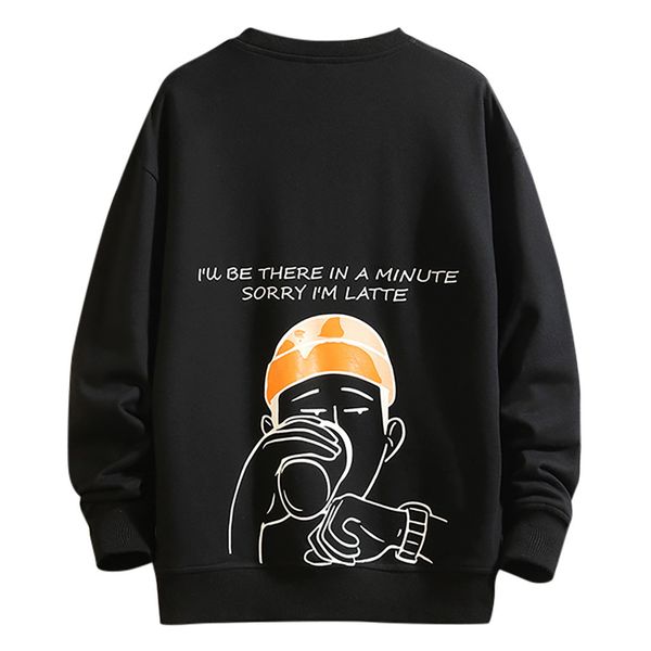 new style casual printing o-neck long sleeves blouse fashion men's clothing popular, Black
new style casual printing o-neck long sleeves blouse fashion men's clothing popular, Black