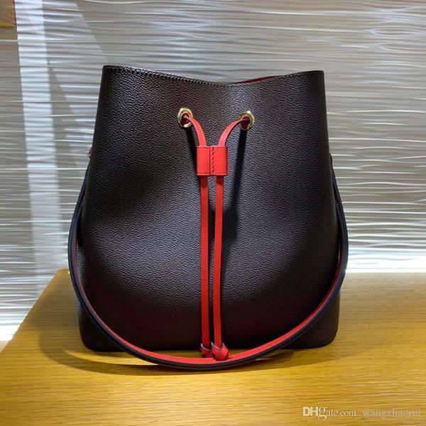 candy bag neonoe classic bucket bags drawstring bucket bags genuine leather shoulder handbag fashion lady purse with box b029, Black
candy bag neonoe classic bucket bags drawstring bucket bags genuine leather shoulder handbag fashion lady purse with box b029, Black