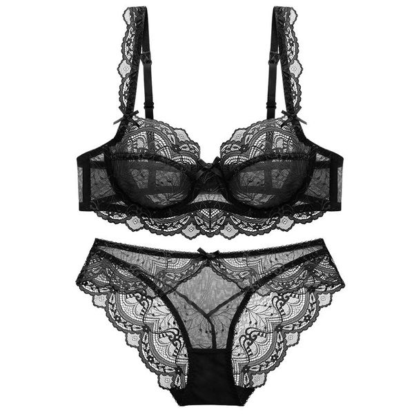 nhkdsasa bra set plus size for women lingerie fine lace sheer underwire ruffles straps decorate with bow women's underwear, Red;black
nhkdsasa bra set plus size for women lingerie fine lace sheer underwire ruffles straps decorate with bow women's underwear, Red;black
