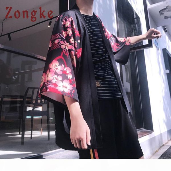 zongke floral kimono cardigan men long carp and cherry print kimono cardigan men japanese traditional 2018 summer new, Black;brown
zongke floral kimono cardigan men long carp and cherry print kimono cardigan men japanese traditional 2018 summer new, Black;brown