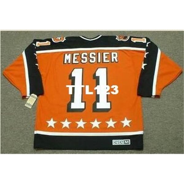 421 #11 mark messier 1984 campbell "all star" ccm vintage k home hockey jersey or custom any name or number retro jersey, Black
421 #11 mark messier 1984 campbell "all star" ccm vintage k home hockey jersey or custom any name or number retro jersey, Black