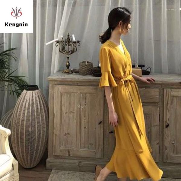 2020 spring summer new women dress chiffon v-neck ladies vestidos brand short sleeve elegant robe plus size 4xl street dresses1, Black;gray
2020 spring summer new women dress chiffon v-neck ladies vestidos brand short sleeve elegant robe plus size 4xl street dresses1, Black;gray