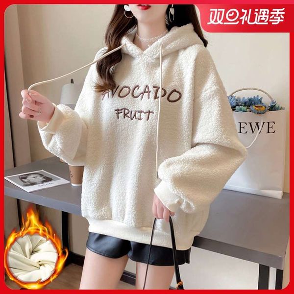 lamb hair and cashmere sweater women's hooded autumn winter 2020 new foreign style loose pullover coat fashion ins, Black
lamb hair and cashmere sweater women's hooded autumn winter 2020 new foreign style loose pullover coat fashion ins, Black