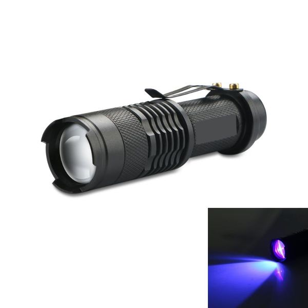 portable zoomable led uv torch light ultra violet light uv mini lamp battery for marker checker cash detection
portable zoomable led uv torch light ultra violet light uv mini lamp battery for marker checker cash detection