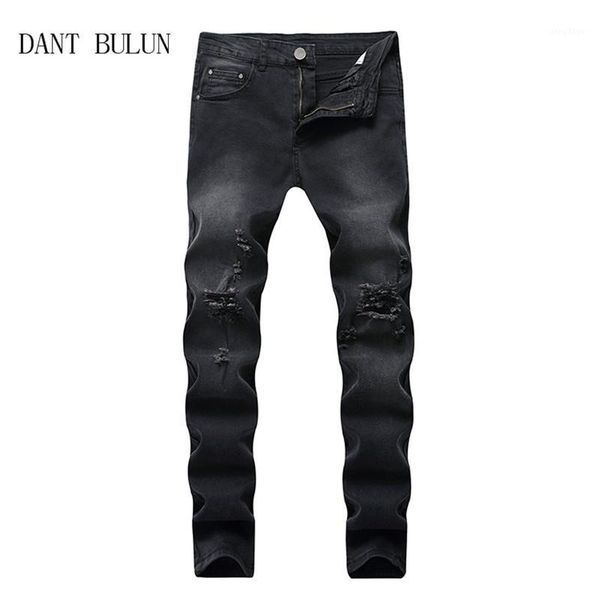 black ripped jeans men slim skinny holes biker jeans destroyed mens designer jogger pants hip hop street trousers1, Blue
black ripped jeans men slim skinny holes biker jeans destroyed mens designer jogger pants hip hop street trousers1, Blue