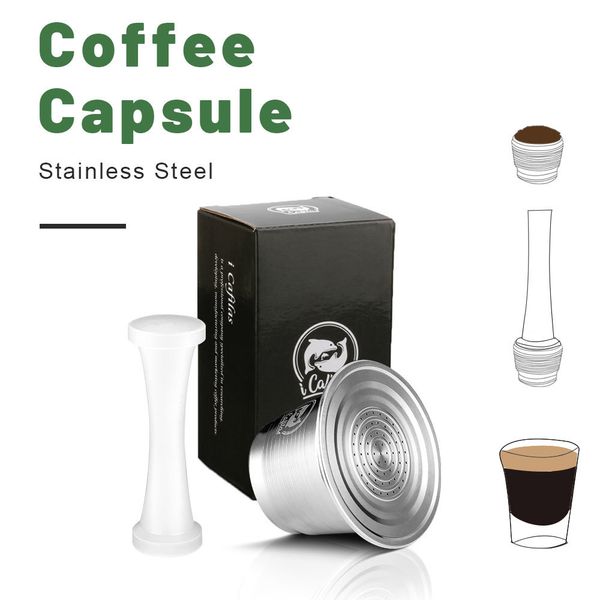reusbale capsule nespresso stainless steel coffee filter espresso cafe cup with tamper for esssenza mini d30 maker q0109
reusbale capsule nespresso stainless steel coffee filter espresso cafe cup with tamper for esssenza mini d30 maker q0109