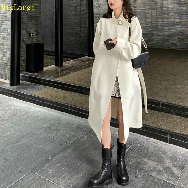 long trench coat for women fashion windbreaker ladies coats spring fall 2021 british style woman trench clothes moda feminina, Tan;black
long trench coat for women fashion windbreaker ladies coats spring fall 2021 british style woman trench clothes moda feminina, Tan;black