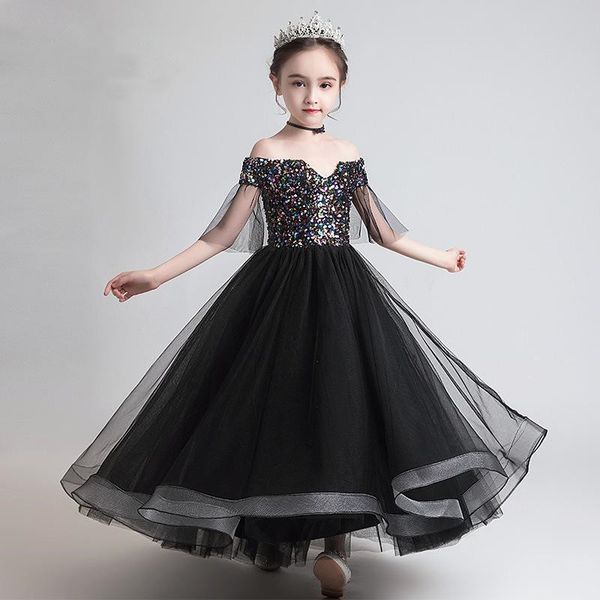 black flower girl dresses for weddings party prom flowergirl kids pageant dresses for girls first communion, White;blue
black flower girl dresses for weddings party prom flowergirl kids pageant dresses for girls first communion, White;blue