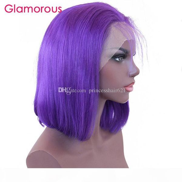 short purple bob wig with baby hair malaysian remy human hair pre plucked lace front wigs for black women, Black;brown
short purple bob wig with baby hair malaysian remy human hair pre plucked lace front wigs for black women, Black;brown