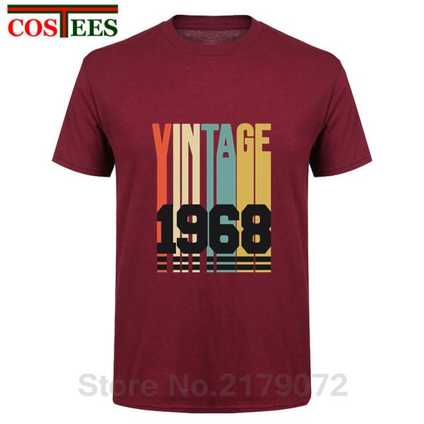 sport 60's clothing vintage 1968 t shirts men retro born in 1968 t-shirt father's day 51st birthday gift tee shirt family party ts 
sport 60's clothing vintage 1968 t shirts men retro born in 1968 t-shirt father's day 51st birthday gift tee shirt family party ts