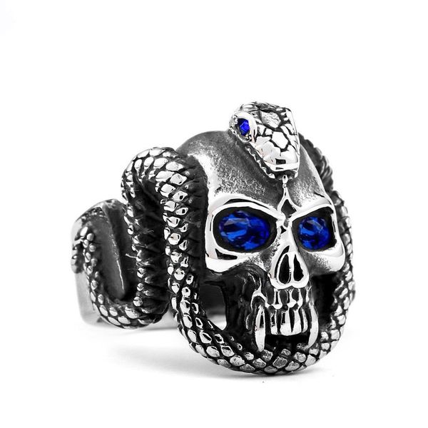 eye king snake vampire skull crystal ring men's punk party gift charm jewelry ring r2209 wmtevu bdesybag, Bronze;silver
eye king snake vampire skull crystal ring men's punk party gift charm jewelry ring r2209 wmtevu bdesybag, Bronze;silver