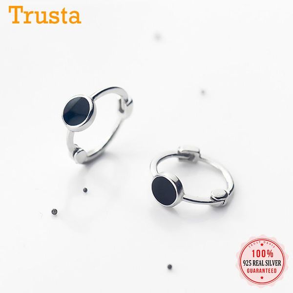 trustdavis real 925 sterling silver simple sweet black glaze round hoop earring for women party fine s925 jewelry gift da1748, Golden;silver
trustdavis real 925 sterling silver simple sweet black glaze round hoop earring for women party fine s925 jewelry gift da1748, Golden;silver