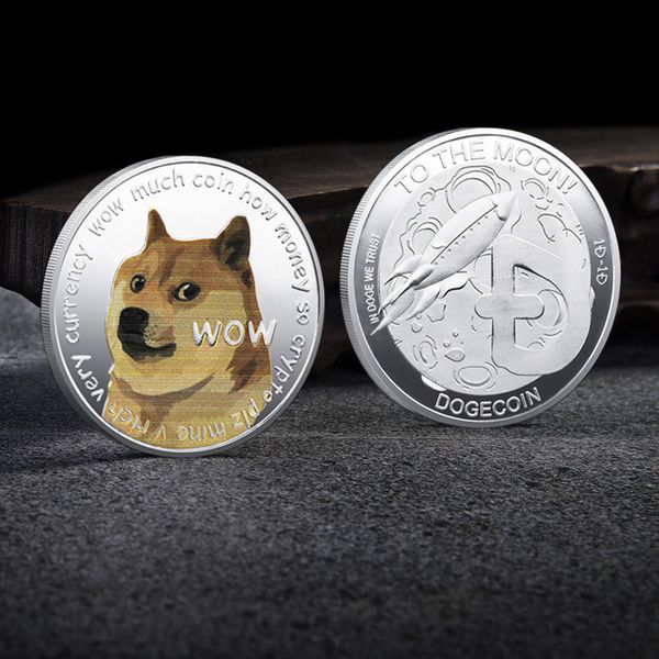 50pcs non magnetic craft wow dogecoin to the moon in doge we trust silver plated commemorative coins cute dog pattern printed cllection
50pcs non magnetic craft wow dogecoin to the moon in doge we trust silver plated commemorative coins cute dog pattern printed cllection
